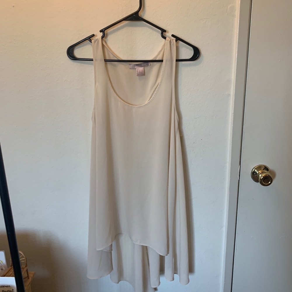 Long casual tank top